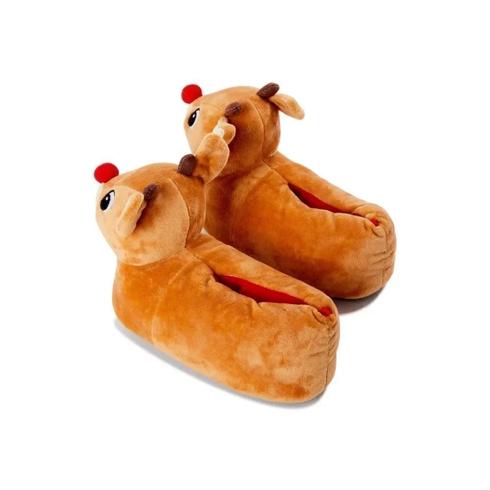 Rudolph baby slippers || size 2, 4, 5, 7